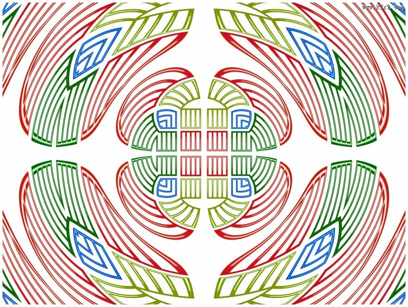 扩散的圆形花纹背景图片