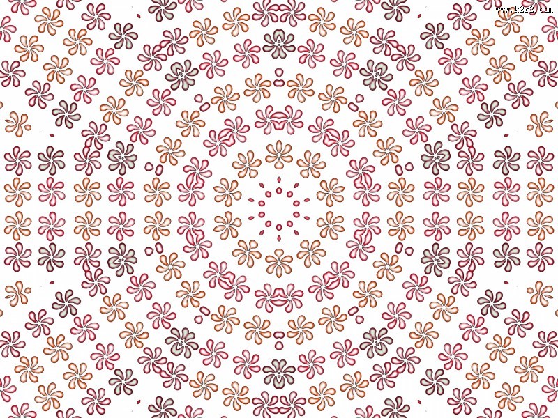 扩散的圆形花纹背景图片