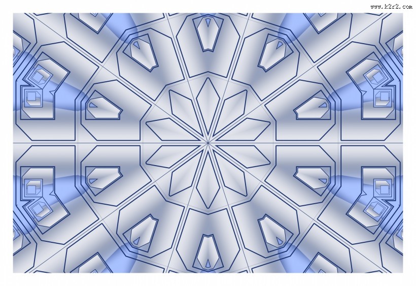 扩散的圆形花纹背景图片