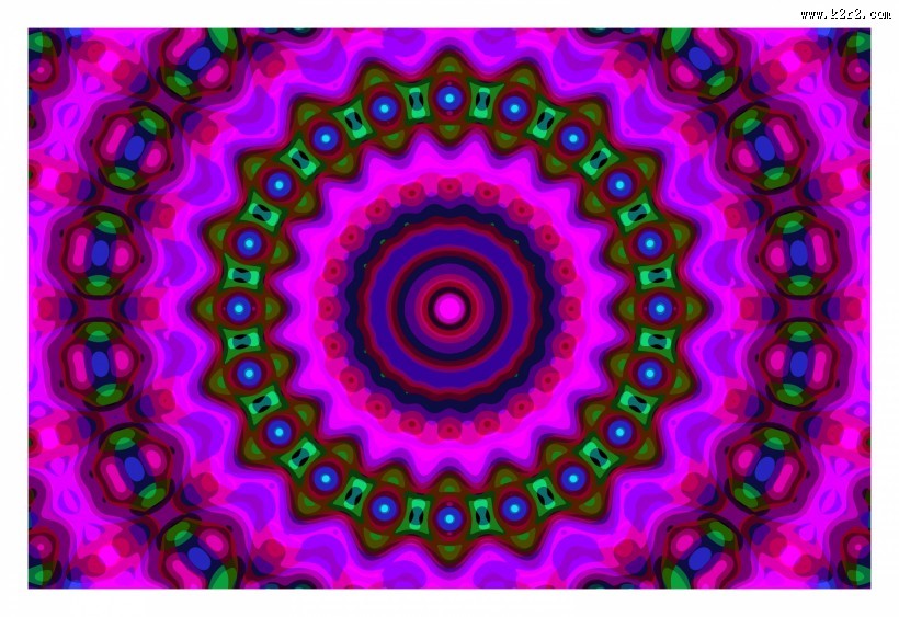 扩散的圆形花纹背景图片