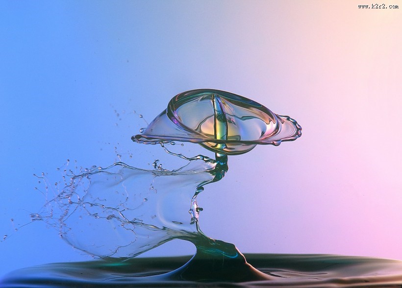 四处飞溅的水花背景图片