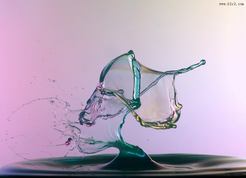 四处飞溅的水花背景图片