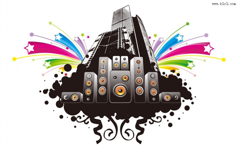 矢量音乐主题图片