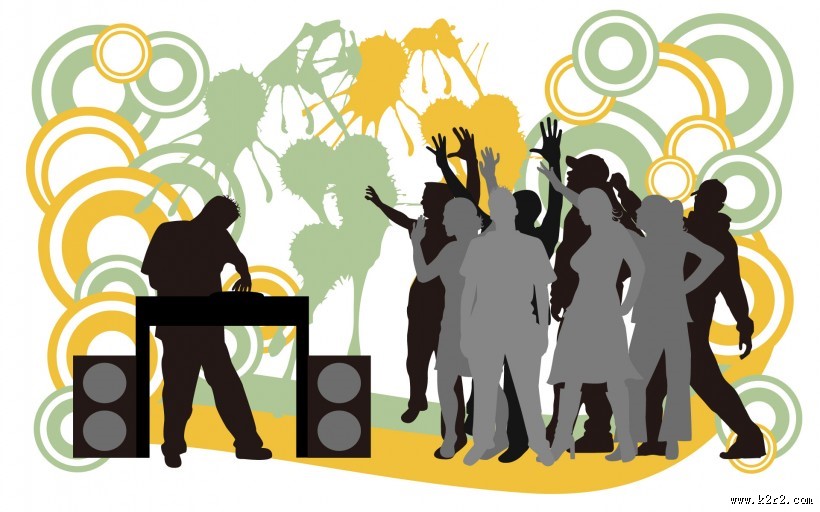 矢量音乐主题图片