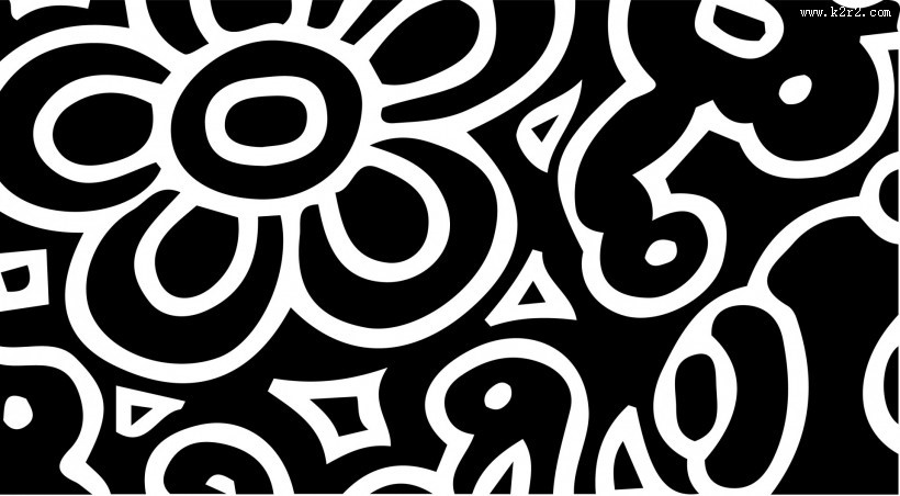 复杂有规律的花纹背景图片