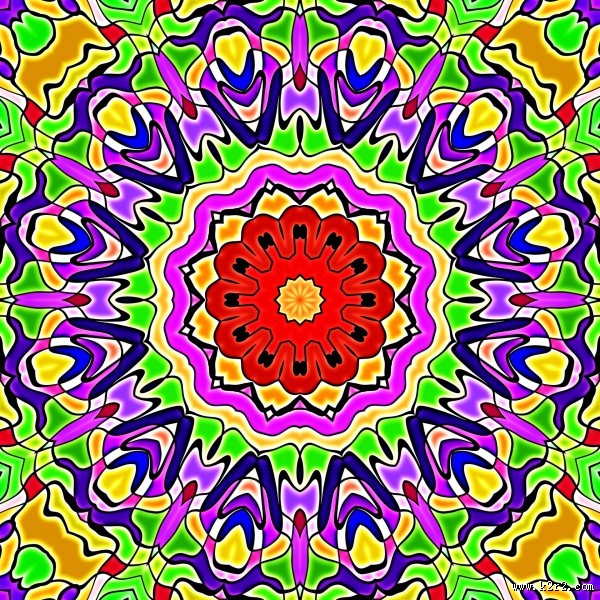 怪异的花纹背景图片大全