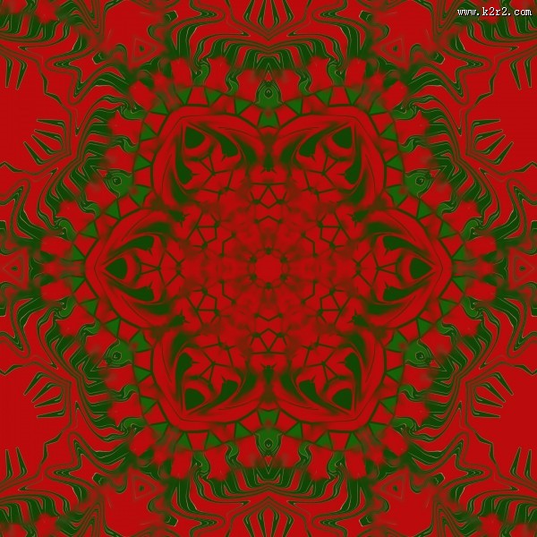 万花筒花纹背景图片