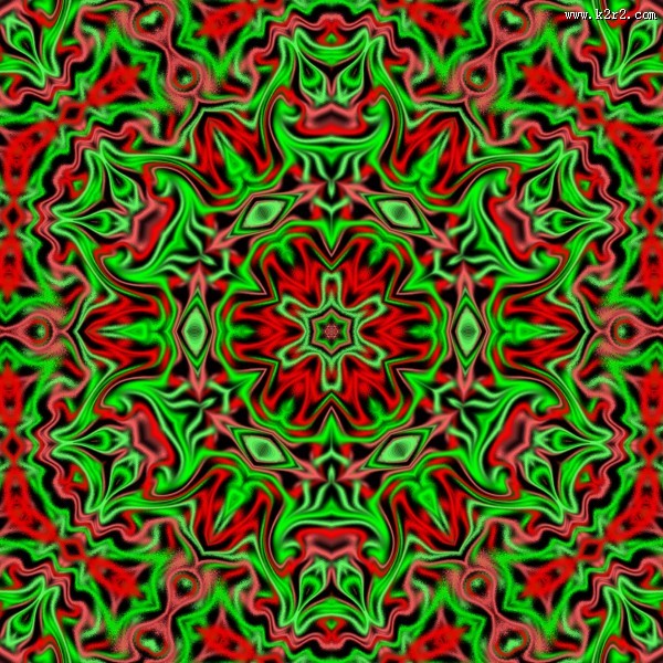 万花筒花纹背景图片