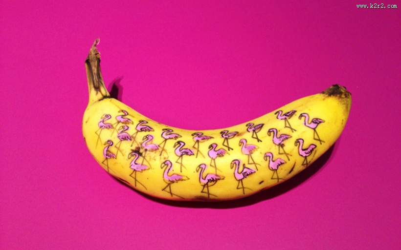 香蕉创意设计图片