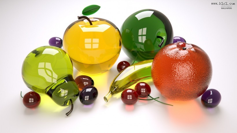 玻璃水果设计图片