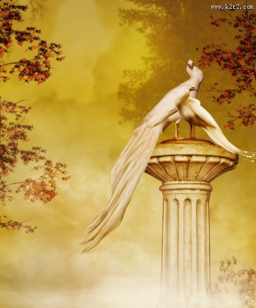 影楼奇幻摄影背景图片