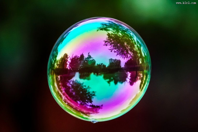 七彩泡泡图片
