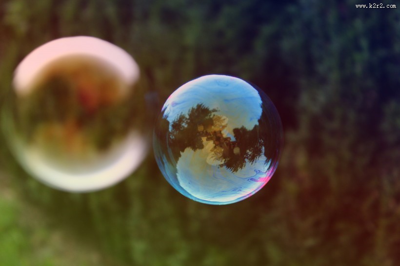 七彩泡泡图片