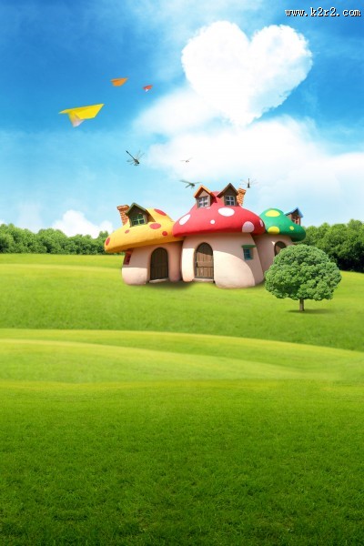 儿童摄影背景图片