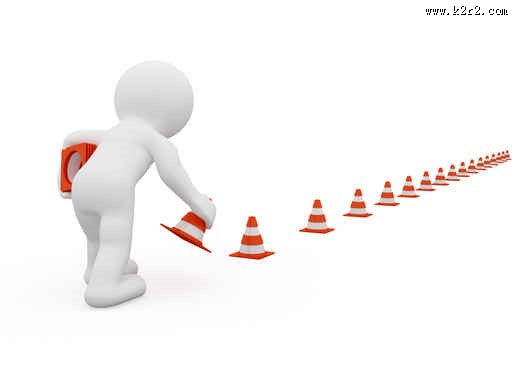 3D小人与路障图片(500px-1000px)