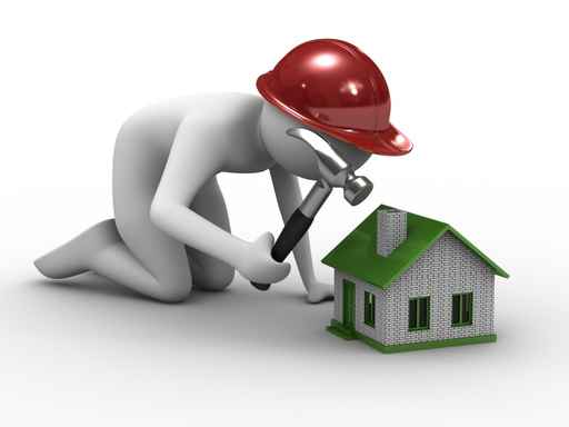 3D小人与锤子图片（500px左右小图）