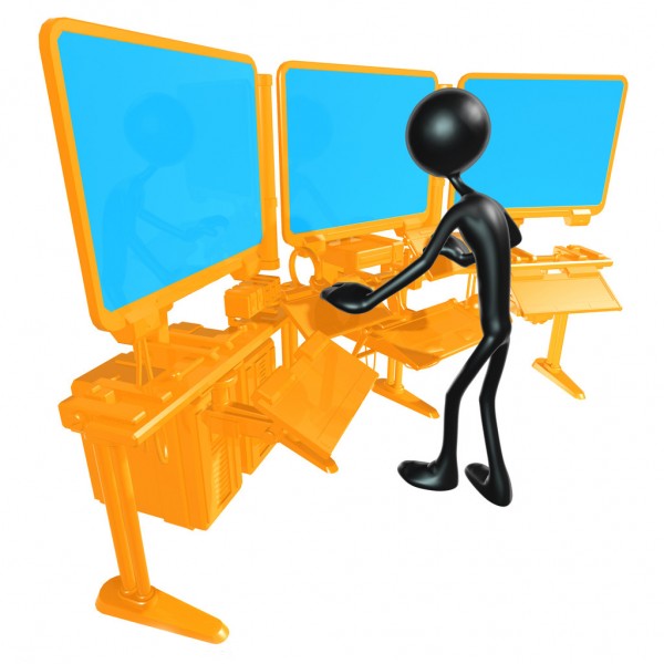 罕见！3D黑色小人图片(600px-1800px)