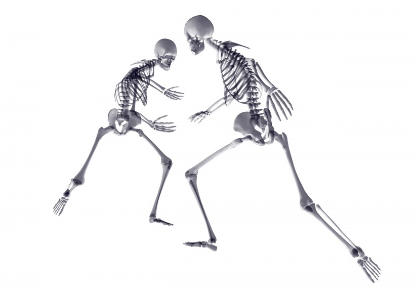 人体骨架运动系列高清图片