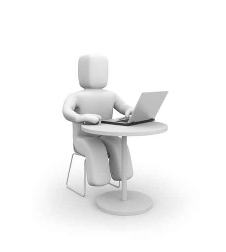 3D小人与笔记本系列2图片（500px小图）