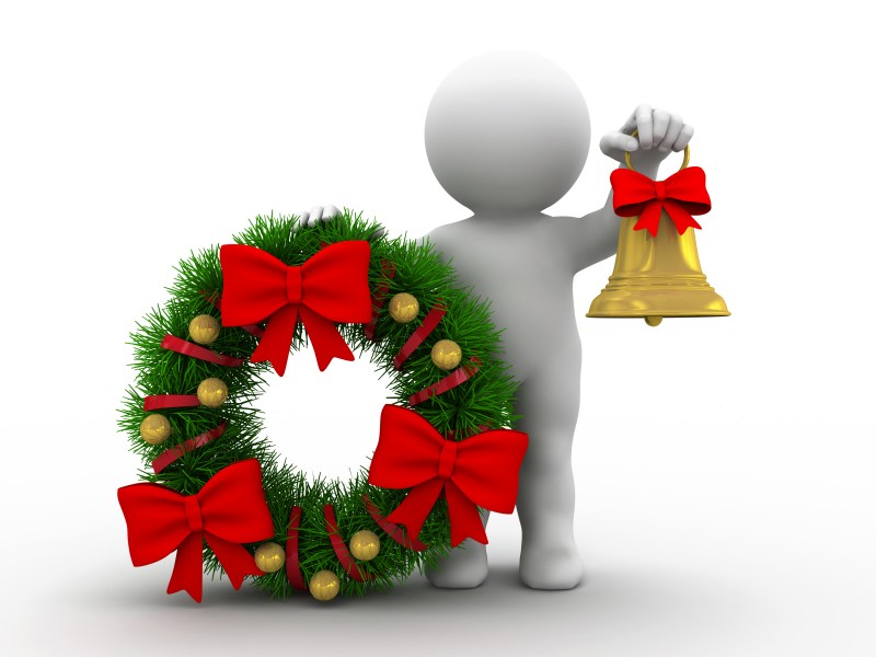 圣诞节3D小人图片