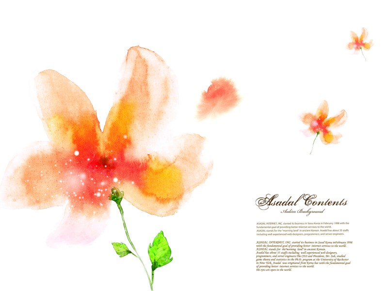 手绘韩国花纹信纸底纹图片大全