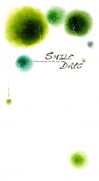 朦胧手绘花朵图片