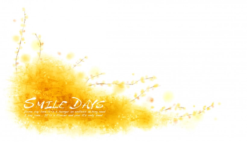 朦胧手绘花朵图片