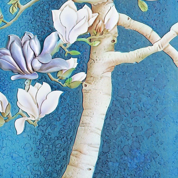 树木植物三联画图片