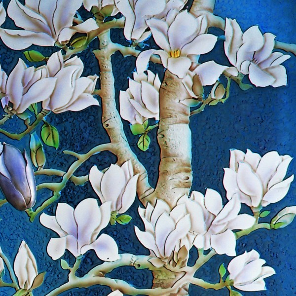 树木植物三联画图片