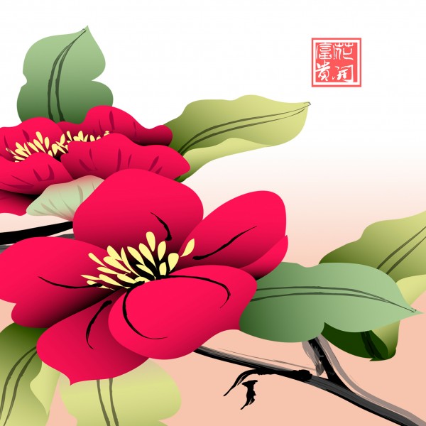 中国风梅花三联挂画图片大全