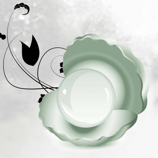 水墨花朵鱼三联画图片