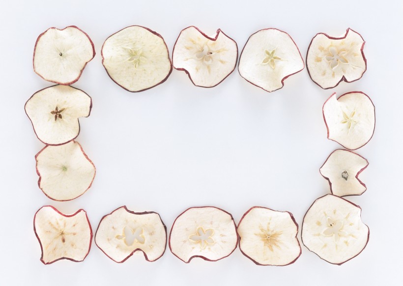 蔬果花环，画框图片