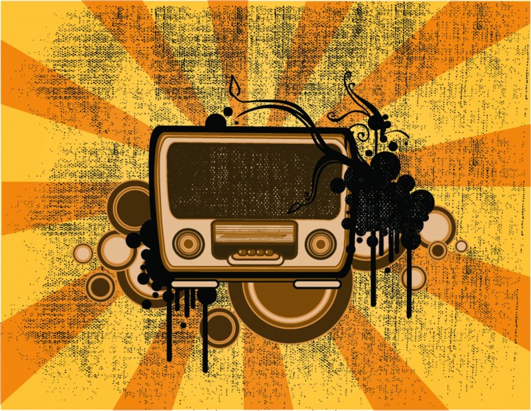 矢量音乐背景图片