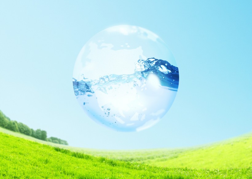 绿色生活和水图片