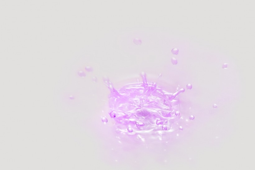 彩色水花图片
