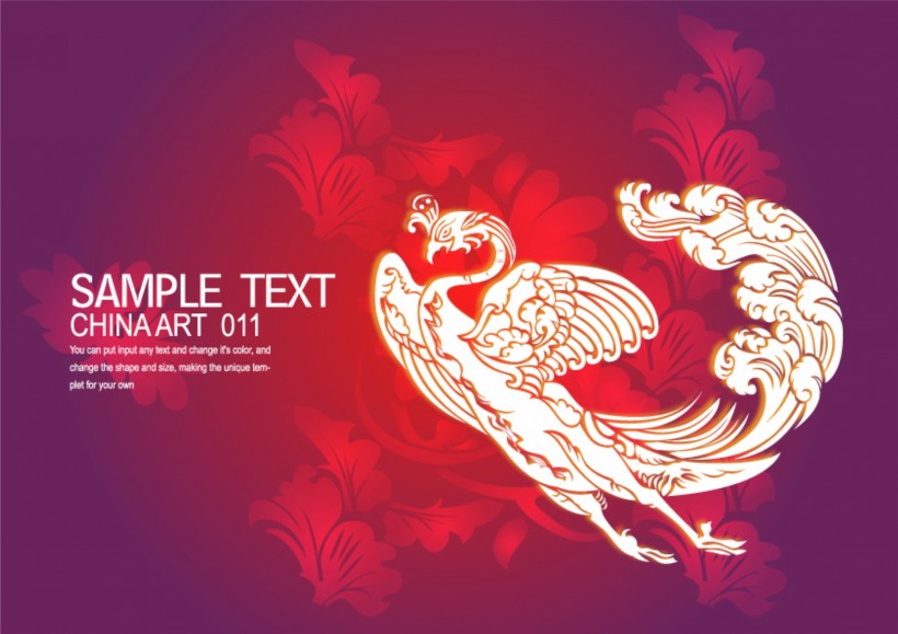 中国时尚纹饰模板图片