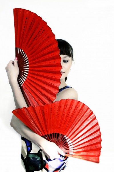 中国传统扇子图片