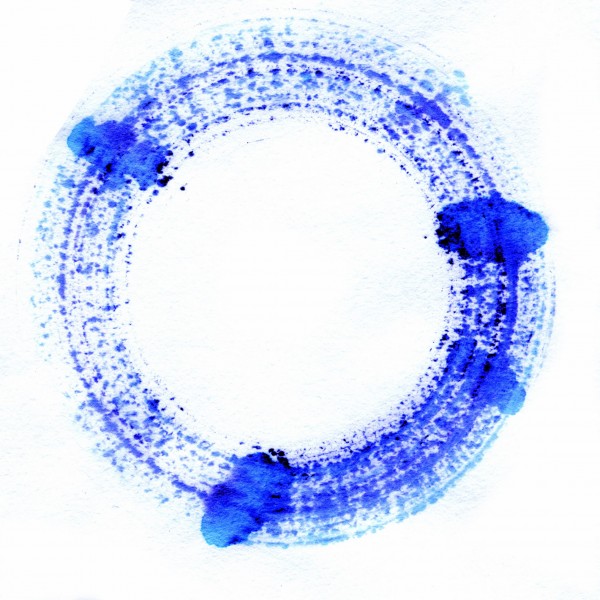 环形彩色墨染图片大全