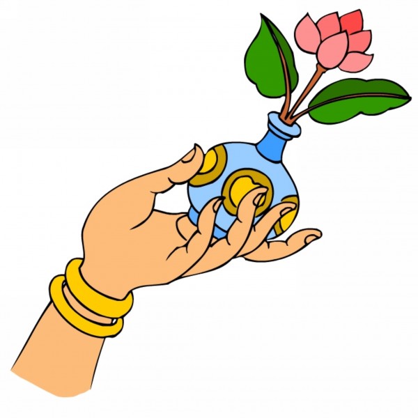 观音手势特写图片