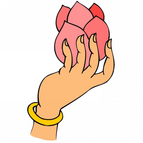 观音手势特写图片