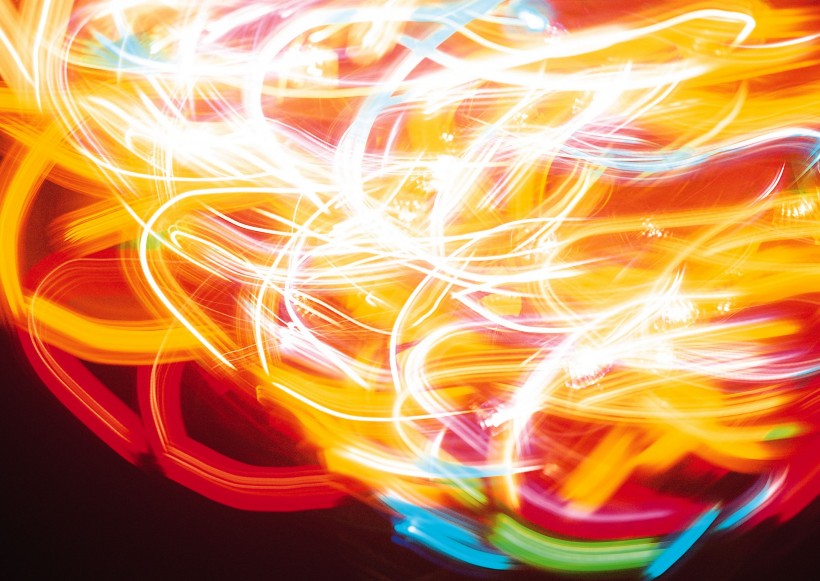 彩色动感灯光图片