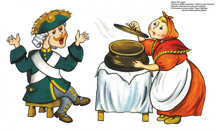 食品包装袋卡通造型设计图片