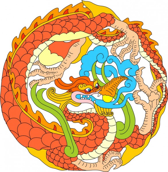 中国龙纹图片