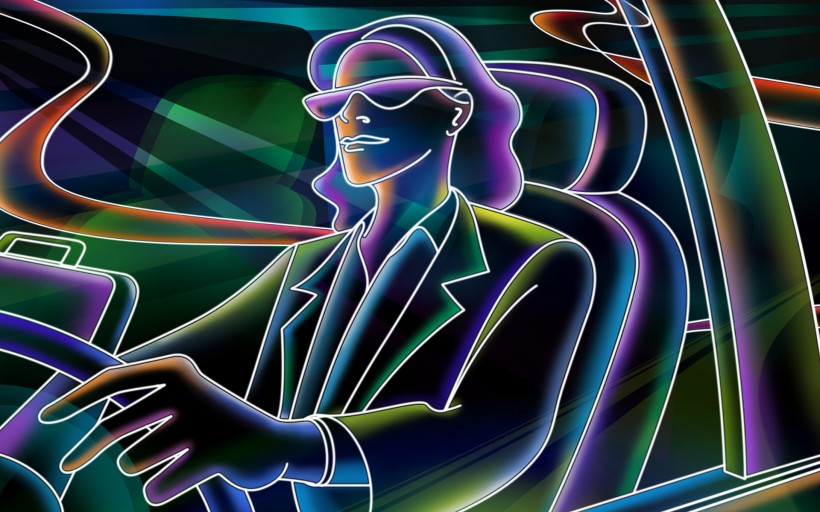 彩色线条抽象画图片