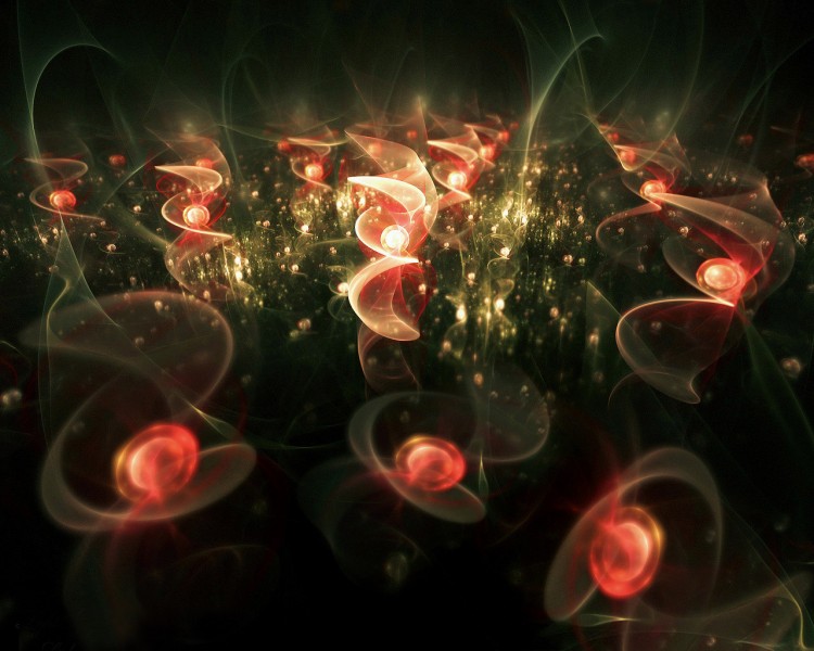 绚丽花纹背景图片