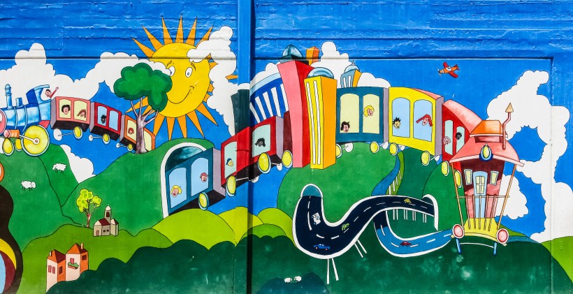 墙上个性的涂鸦图片大全