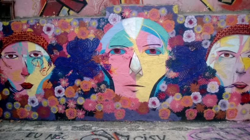 墙上个性的涂鸦图片