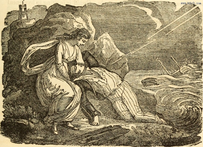 古代欧洲神话插画图片