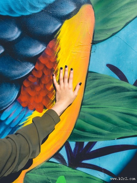 街头墙上的涂鸦艺术图片