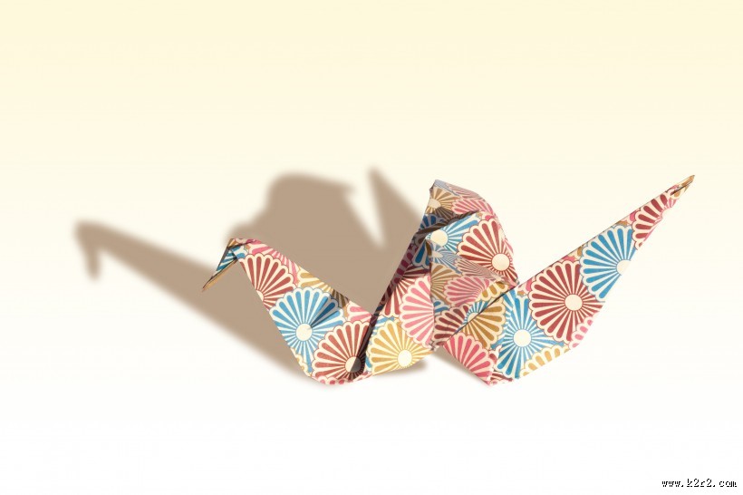 饱含祝福的千纸鹤图片